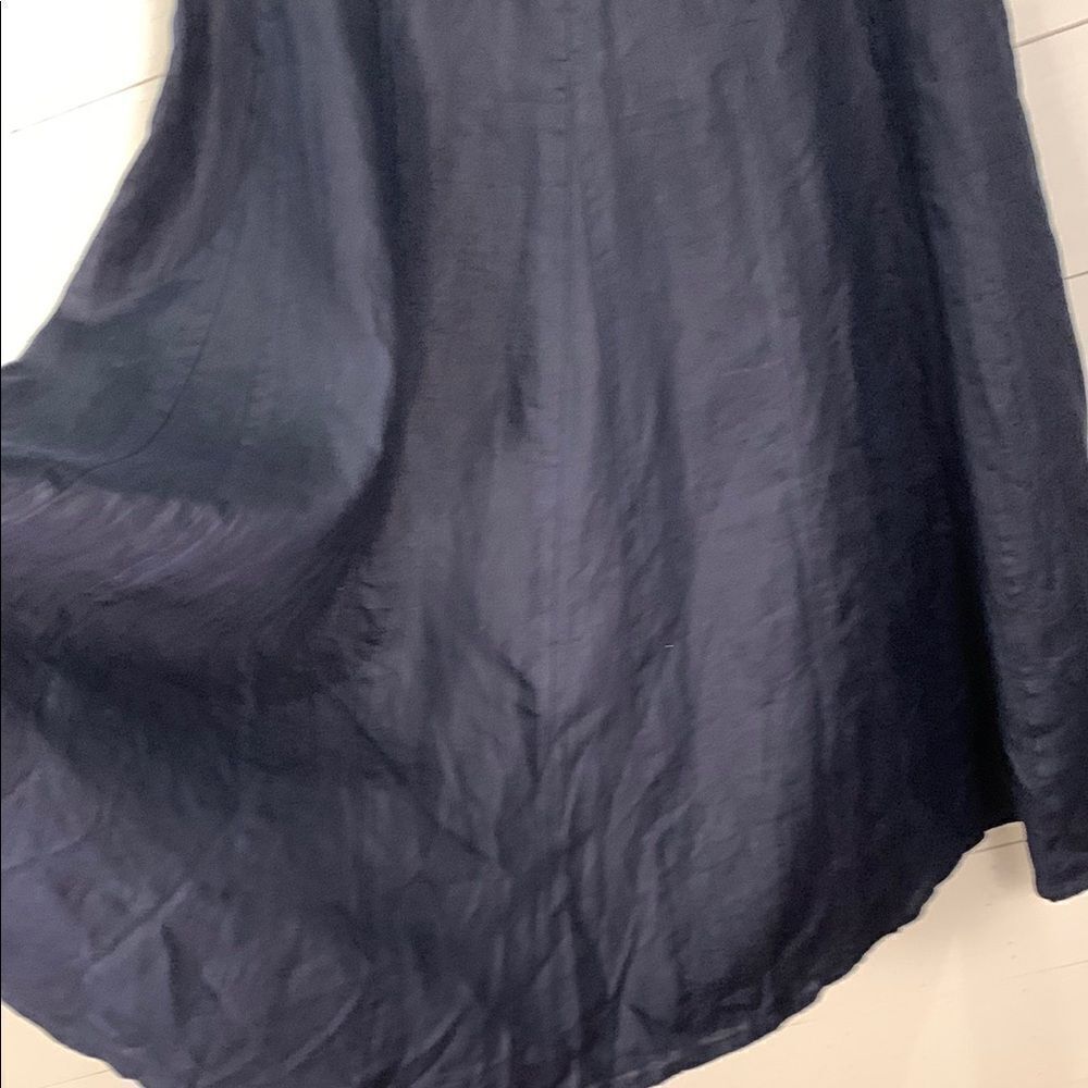 Grace Elements 100% linen full A-line skirt Womans size 14 - Picture 6 of 6